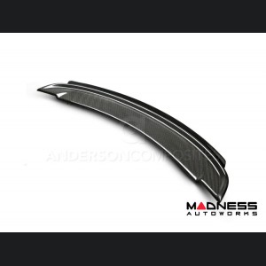 Chevy Camaro Rear Spoiler - Carbon Fiber - Type Z28 - w/ Adjustable Wicker Bill